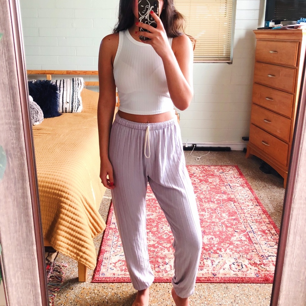 NWT aerie offline ribbed high rise joggers sweat pants